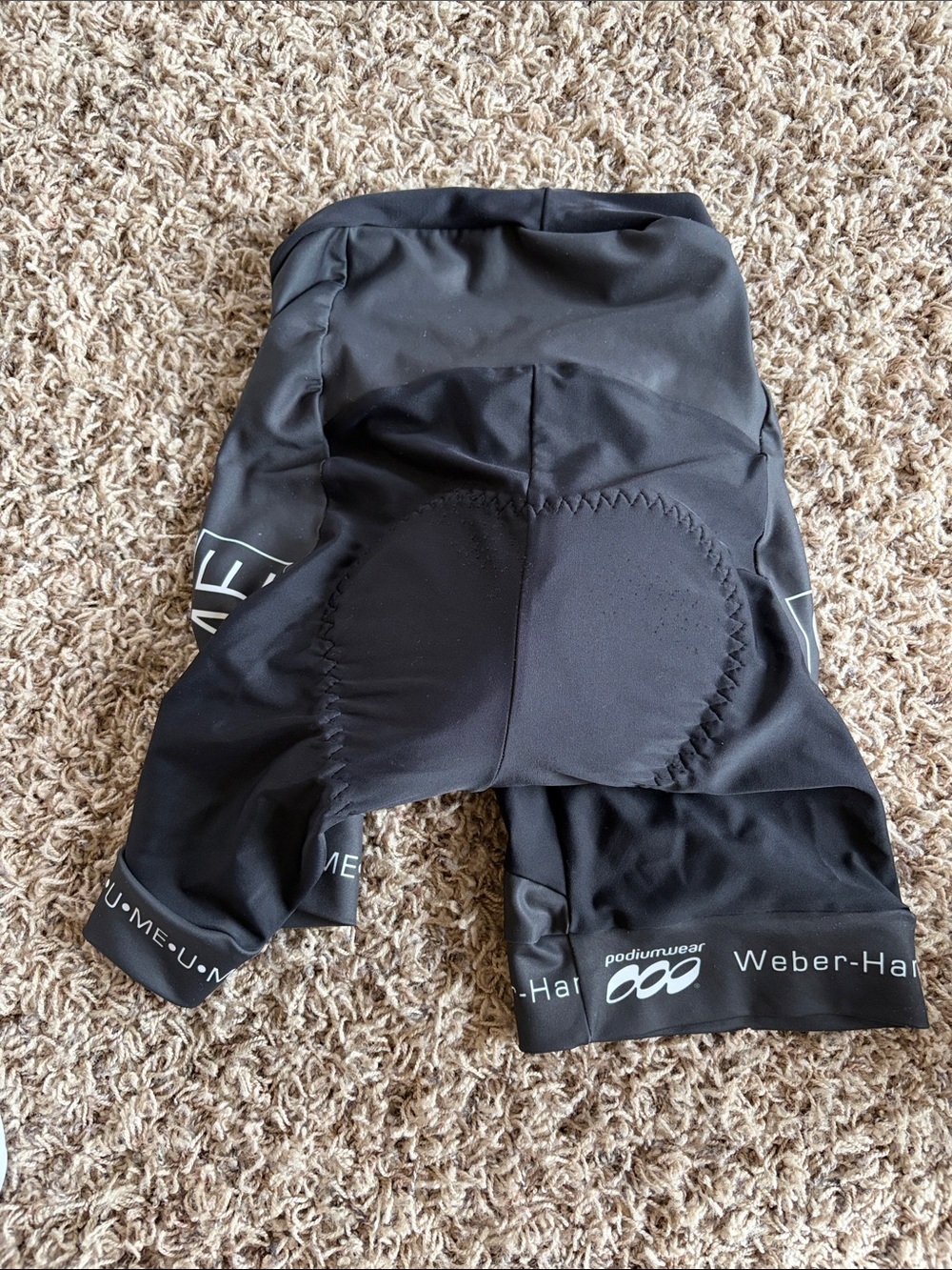 Podiumwear Black Cycling Bib Shorts